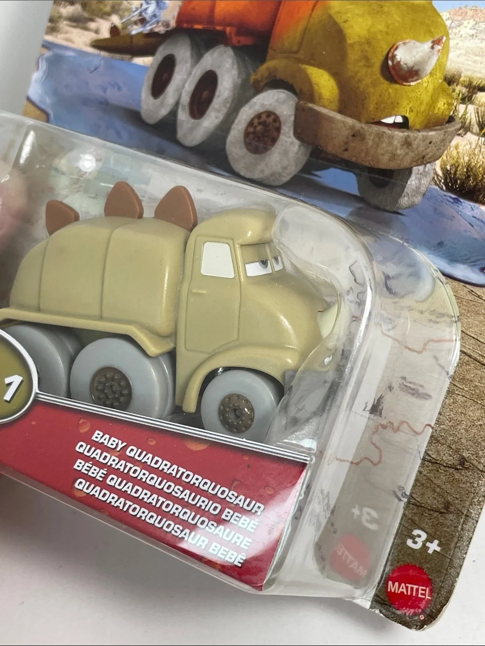 Disney Pixar Cars ~ 2024 ~ Color Changers ~ BABY QUADRATORQUOSAUR ~ New